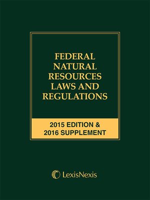 cover image of Federal Natural Resources Laws and Regulations